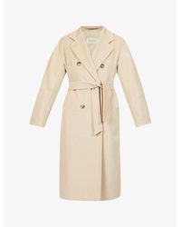 Max Mara - Madame Double-breasted Regular-fit Wool-blend Coat - Lyst