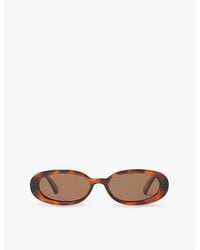 Le Specs - Outta Love Polycarbonate Oval-Frame Sunglasses - Lyst