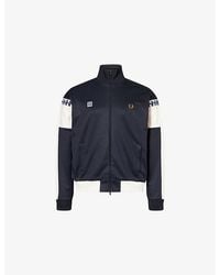 Fred Perry - X Meyba Funnel-Neck Jersey Track Jacket - Lyst