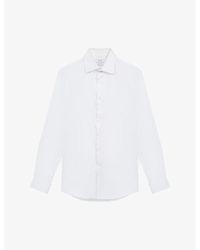 Reiss - Frontier Slim-fit Stretch-cotton Shirt - Lyst