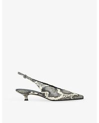 Aeyde - Camila 35 Slingback Leather Pumps - Lyst