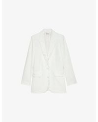 Zadig & Voltaire - Viva Rhinestone-Embellished Stretch-Woven Blazer - Lyst