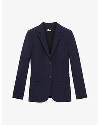 The Kooples - Slim-Fit Single-Breasted Stretch-Woven Blazer - Lyst