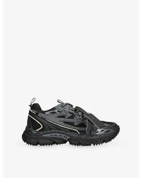 Off-White c/o Virgil Abloh - Be Right Back Mesh And Faux-Leather Trainers - Lyst