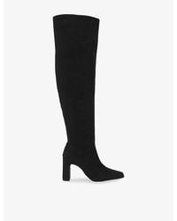 Steve Madden - Fair Play High-Leg Suede Heeled Boots - Lyst