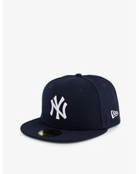 KTZ - 59Fifty New York Yankees Brand-Embroidered Woven Baseball Cap - Lyst