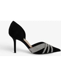 Dune - Cincinatti Diamante-embellished Heeled Court Shoes - Lyst