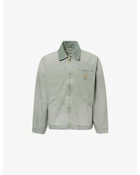 Carhartt - Og Detroit Brand-Logo Cotton Jacket - Lyst