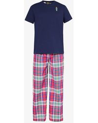 Polo Ralph Lauren - Logo-embroidered Regular-fit Cotton Pyjama Set Xx - Lyst