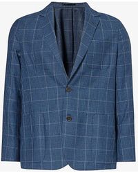Paul Smith - Checked Single-breasted Regular-fit Wool Jacket - Lyst
