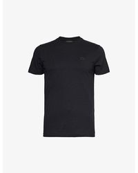 Emporio Armani - Logo-patch Regular-fit Cotton-jersey T-shirt Xx - Lyst