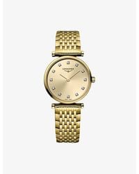 Longines - L4.209.2.37.8 La Grande Classique Pvd Coated Stainless-Steel And 0.048Ct Diamond Quartz Watch - Lyst