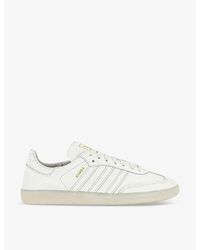adidas - Ivory Ivory Gold Met Samba Decon Leather Low-top Trainers - Lyst