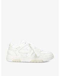 Off-White c/o Virgil Abloh - Off- C/o Virgil Abloh Out Of Office Leather Low-top Trainers - Lyst