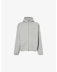 247 BY Represent - Numbers Zip-Up Cotton-Jersey Hoody - Lyst