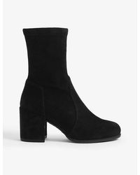 stuart weitzman solo suede booties