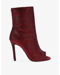 Carvela Kurt Geiger - Candia Beaded Heeled Ankle Boots - Lyst