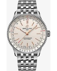 Breitling - Unisex A17327211g1a1 Navitimer 36 Stainless-steel Automatic Watch - Lyst