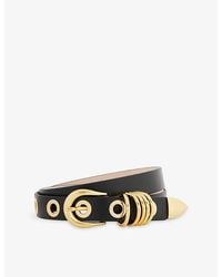 DEHANCHE - Hollyhock Rivet Leather Belt - Lyst