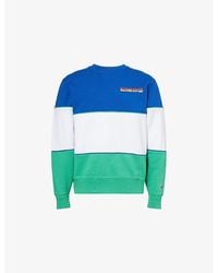 BBCICECREAM - Great Wave Colour-Block Cotton-Jersey Sweatshirt - Lyst