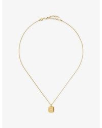 Missoma - June Birthstone 18Ct Vermeil Plated Sterling Pendant Necklace - Lyst