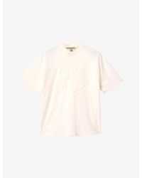 AllSaints - Snarl Etta Logo-Embroidered Cotton T-Shirt - Lyst