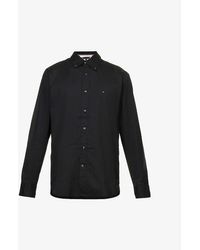 Tommy Hilfiger - Core Logo-embroidered Regular-fit Cotton-poplin Shirt - Lyst