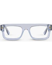 Gucci - gg1085o Square-frame Acetate Glasses - Lyst