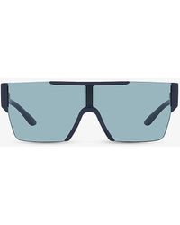 Burberry - Be4291 Aviator-frame Tinted Nylon Sunglasses - Lyst