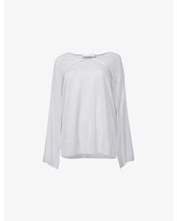 eem - Capelet Sleeve Knitted Top - Lyst