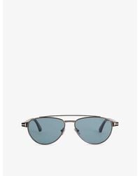 Tom Ford - Anthony Metal Aviator Sunglasses - Lyst
