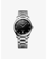 Longines - L2.628.4.57.6 Master Collection Stainless-Steel And 0.055Ct Diamond Automatic Watch - Lyst