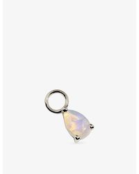 Astrid & Miyu - Birthstone October 14Ct- And Opal Earring Charm - Lyst