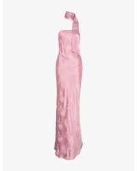 OMNES - Myla Floral-Jacquard Woven Maxi Dress - Lyst