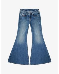 DIESEL - 1970 D-Bleess Flared Jeans - Lyst