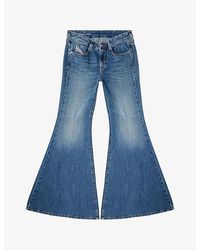 DIESEL - 1970 D-Bleess Flared Jeans - Lyst