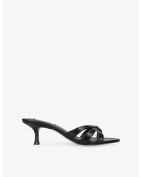 Steve Madden - Cary Leather Heeled Sandals - Lyst