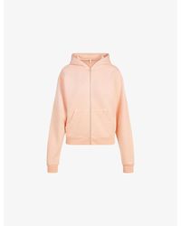 Skims - French Terry Zip-Up Cotton Hoody - Lyst