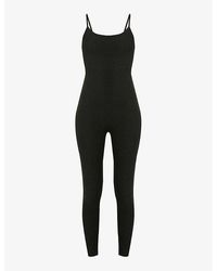 Beyond Yoga - Spacedye Tapered-leg Stretch-woven Jumpsuit X - Lyst