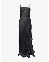 Ph5 - Nalin Wavy Alpaca-Blend Midi Dress - Lyst