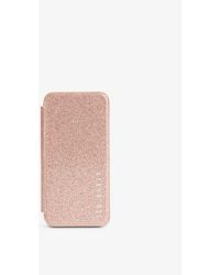 Ted Baker - Dianoe Sparkly Glitter Iphone 12/12 Pro Mirror Case - Lyst