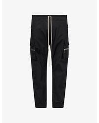 Rick Owens - Mastodon Slim-Fit Cotton Cargo Trousers - Lyst