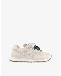 New Balance - 574 Suede Trainers - Lyst