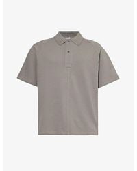 Loewe - Logo-embroidered Cotton Polo Shirt - Lyst