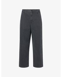 Carhartt - Parrish Relaxed Straight-Leg Cotton-Corduroy Trousers - Lyst