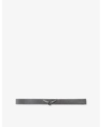 Zadig & Voltaire - Rock Reversible Leather Belt - Lyst