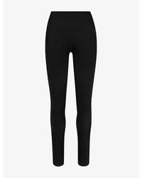 NikeSKIMS - Satin Shine High-Waist Bonded 7/8 Leggings - Lyst