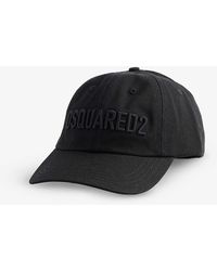 DSquared² - Brand-embroidered Cotton-twill Cap - Lyst