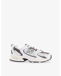 New Balance - Mr530 Leather And Mesh Trainers - Lyst