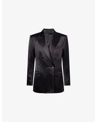 Tom Ford - Polka-Dot Double-Breasted Silk-Blend Jacket - Lyst